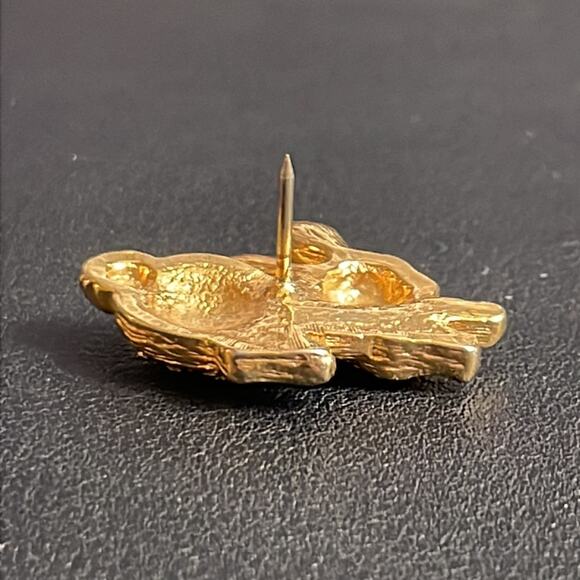 Vintage Avon Rhinestone Easter Bunny Rabbit  Pin - Picture 4 of 8